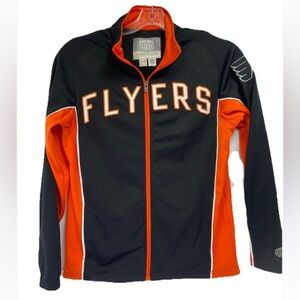 Old Time Hockey NHL Philadelphia
Flyers Black/Orange Medium Full Zip Jacket